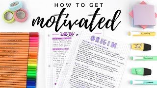 How to get motivated  study motivation tips [upl. by Schilling116]