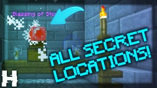 All the secret locations inside Hypixel Skyblock DUNGEONS the best and fastest guide [upl. by Margareta]