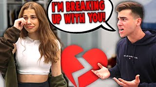 Break Up Prank On Girlfriend She Cried [upl. by Cain]