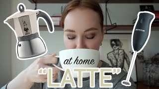 HOW TO MAKE A quotLATTEquot AT HOME moka pot  frother [upl. by Coppinger227]