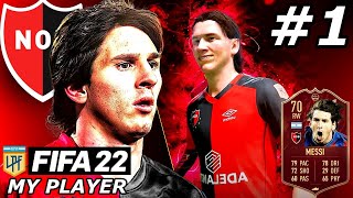 FIFA 22 Messi Player Career Mode EP1  THE BEGINNING🔥 [upl. by Hatch835]