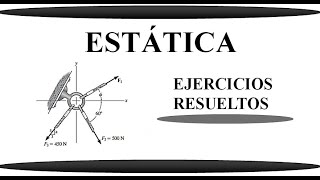 FÍSICA  ESTÁTICA  Fuerza Resultante  Ejercicio Resuelto 📚🔎 [upl. by Anile]