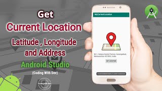 Android Get Current Location  Latitude Longitude  Address  Geocoder  Location Manager  Android [upl. by Alad]