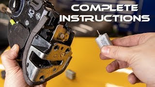 How To REPAIR A Door Lock Actuator Motor LOW COST WAY [upl. by Ranique109]