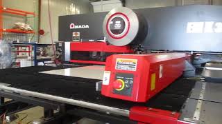 2018 Amada EMK3612M2 turret punch press [upl. by Elleb]