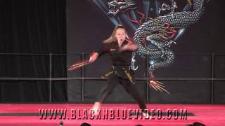 Sammy Smith Nunchucks XMA Kata 2014 Diamond Nationals [upl. by Oinota]