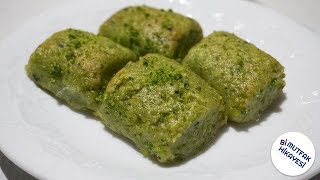 Ispanaklı Tatlı Tarifi💚Fıstık Sarma GörünümündeBi Mutfak Hikayesi [upl. by Carpenter]