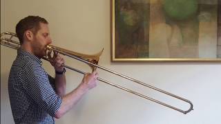 Db Major Scale  Trombone [upl. by Ienttirb]