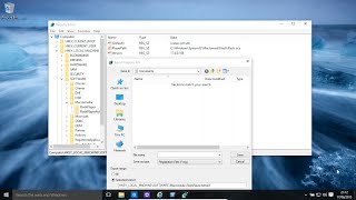 Windows 10 And 81  Registry Backup Restore Import And Export [upl. by Dorehs211]