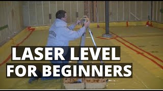 How To Use A Laser Level SelfLeveling Laser Basics [upl. by Lenneuq]