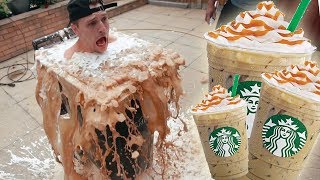 Diving Into A SUPER GIANT ICED COFFEE [upl. by Newbold]