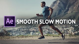 SMOOTH SLOW MOTION in After Effects  Tutorial [upl. by Rowan]