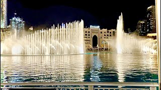 Dubai Fountain Video  Aa Bali Habibi by Elissa  November 2020 [upl. by Selwyn817]