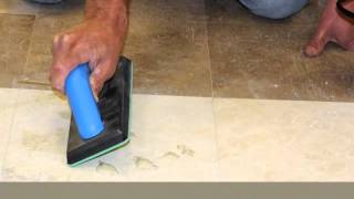 Stone Pro How To Repair Travertine Holes [upl. by Iridis]