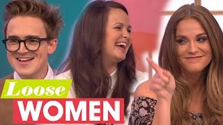 Tom and Giovanna Fletcher Meet Marios Girlfriend Vicky Pattison For The First Time  Loose Women [upl. by Kirat342]