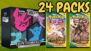 Evolving Skies Elite Trainer Boxes Opening [upl. by Doty]