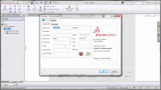 SolidWorks EPDM  Write Drawing Card With Part Card Variables [upl. by Suirtimid]