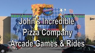 Las Vegas Johns Incredible Pizza Arcade Games amp Rides [upl. by Dilan481]