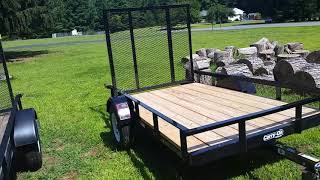 2021 Newly redesigned Next Gen Carry on 5x8 Utility trailer from Tractor Supply amp Lowes [upl. by Virgy]