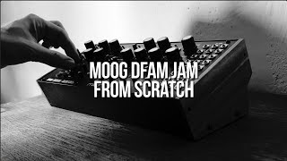 Moog DFAM Jam From Scratch [upl. by Spearing]