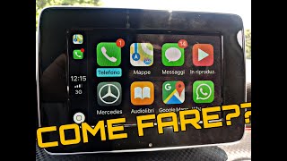 ATTIVAZIONE APPLE CAR PLAY MERCEDES [upl. by Lahsram]