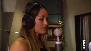 Nikki Bella hits the studio to make theme song [upl. by Zollie]