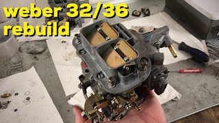 How to rebuild a Weber 3236 carburetor [upl. by Rania]