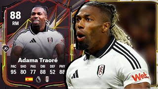 88 ADAMA TRAORE Player Review Ea Sports FC 25 [upl. by Fari752]