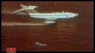 Ekranoplan KM Caspian Sea Monster seaplane Russian [upl. by Eceined]