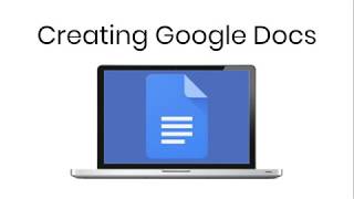 Creating Google Docs [upl. by Odnolor87]