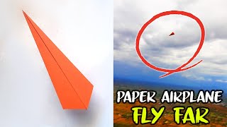 How to Fold the WORLD RECORD Paper Airplane 🌍✈️ [upl. by Efron]