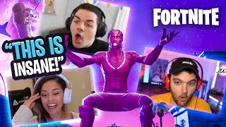 STREAMERS REACT TO FORTNITE TRAVIS SCOTT CONCERT ft CouRage Valkyrae Noahj456 amp more [upl. by Aylward]