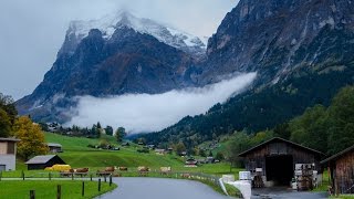 Golden Pass Train Route Zweisimmen to Montreux Switzerland September [upl. by Akieluz]