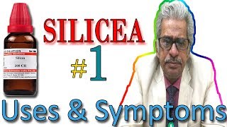 Homeopathy Medicine SILICEA Part 1 in Hindi  Uses amp Symptoms by Dr P S Tiwari [upl. by Buckden]