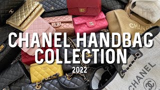 ENTIRE CHANEL HANDBAG COLLECTION 2022  Minks4All [upl. by Sissie]