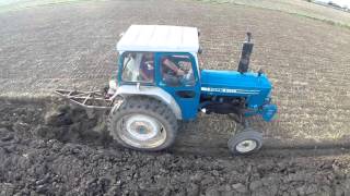 FORD 5600 AND RANSOMES PLOUGH [upl. by Lyrehs]