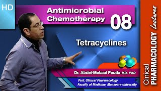 Antimicrobial Chemotherapy Ar  Lecture 08 Tetracyclines [upl. by Eeram]