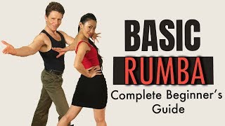 Basic Rumba TOP TEN STEPS amp ROUTINE [upl. by Enilrem]