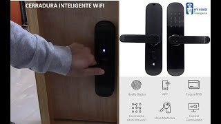 Cerradura Inteligente SmartLife Huella Password Tarjeta App Llave Instalación y Configuración [upl. by Gile]