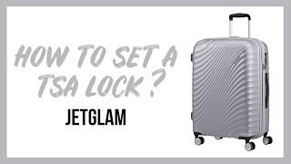 American Tourister lock instructions  Jetglam [upl. by Wrand]