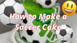 How to Make Soccer Cake First Voiceover 😂 [upl. by Austina484]