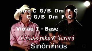 Cifra Letra e Musica  Chitãozinho amp Xororó  Sinônimos [upl. by Dagna]