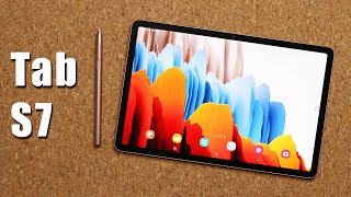 Samsung Galaxy Tab S7  Unboxing Setup and Initial Review [upl. by Are]