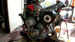 Volvo Penta AQ170 Marine Engine Running [upl. by Enoed100]