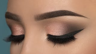 Soft Rosy Smokey Eye Makeup Tutorial [upl. by Alleris]