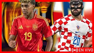 España vs Croacia en vivo  EUROCOPA GRUPO B [upl. by Heigl]