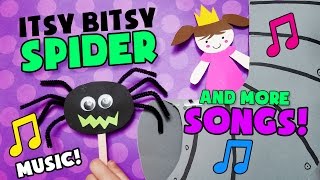 ITSY BITSY SPIDER SONG  Nursury Rhyme Songs  Preschool amp Kindergarten [upl. by Royd317]