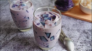 Creamy Ube Jelly Dessert Recipe  Yummy PH [upl. by Falconer949]