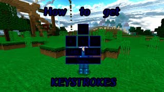 HOW TO GET KEYSTROKES IN MINECRAFT BEDROCK EDITION [upl. by Kulda911]