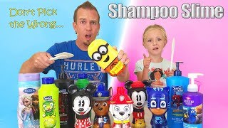 Dont Choose the Wrong Shampoo Slime Challenge [upl. by Ycnay]